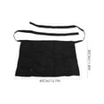 thumbnail image 2 of BESTYASH Delantal De Medio Cuerpo Negro Para Mujer Con Moderno Y Bolsillo Funcional, 2 of 7