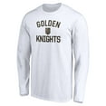 thumbnail image 2 of Men's White Vegas Golden Knights Victory Arch Long Sleeve T-Shirt, 2 of 3