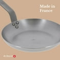 thumbnail image 3 of de Buyer - Mineral B Omelette Pan - Nonstick Frying Pan - Carbon and Stainless Steel - Induction-ready - 9.5", 3 of 6