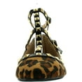 thumbnail image 3 of Wild Diva Womens Pippa-35 Fashion Pippa Studs Pointy T Bar Flats Shoes, 3 of 4