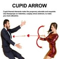 thumbnail image 4 of Musbetu Cupid Bow And Arrow Prop Heart Shape Bow Decor Valentine Day Photography Filming Stage Costume Performance Prop, 4 of 7