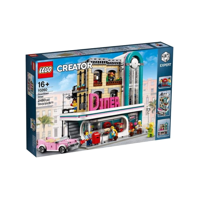 Kit de construcción LEGO Creator Expert Downtown Diner 10260