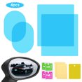 thumbnail image 1 of Nosii 4pcs Car Rear View Mirror Rainproof Films Driving Security Anti-Fog Anti-Glare HD Film for Car Rearview Mirror and Side Window, 1 of 7