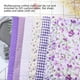 thumbnail image 5 of Tela De Algodón Tela Para Manualidades De Costura Duradera Púrpura Para Funda De Cojín DIY Sábana Plana ANGGREK Otros, 5 of 8
