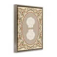 thumbnail image 2 of Stupell Industries Farmhouse Vintage Shells on Gingham Brown Floating Frame Canvas Art, 25 x 31, by Vero Illustrates, 2 of 8