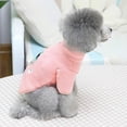 thumbnail image 5 of Suéter tipo chaleco POLAR elástico y cálido KAIYANG para perros de razas pequeñas rosa S, 5 of 5