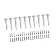 thumbnail image 1 of S SERENABLE 10 Pcs Supports de Chemin de Fer pour Bordures de Jardin, 1 of 9
