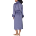 thumbnail image 4 of Carole Hochman Women's Shawl Collar Plush Robe (Indigo Undertone,3X), 4 of 8