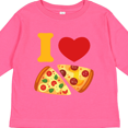thumbnail image 4 of Inktastic I Love Pizza Boys or Girls Long Sleeve Toddler T-Shirt, 4 of 5
