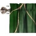 thumbnail image 6 of Marble Texture Curtains Valance,Modern Green Abstract Luxury Art Rod Pocket Window Treatments for Living Room Bedroom Kitchen Bathroom Café,1 Panel,54" x 18", 6 of 6