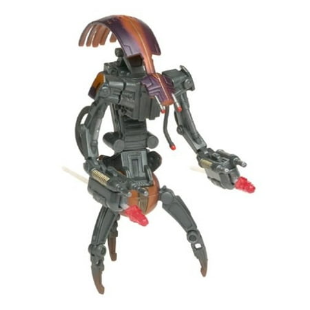 DESTROYER DROID GEONOSIS BATTLE with FIRING CANNONS Star Wars Attack of the Clones Action Figure &