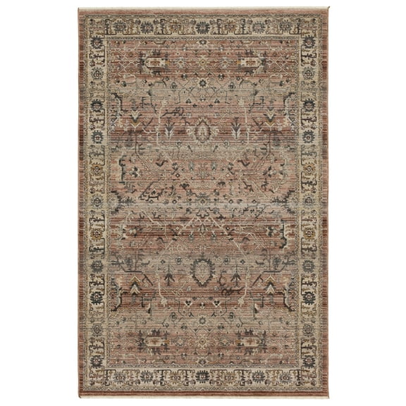 Mohawk Home Durra Low Pile Latex Backed Stain and Fade Resistant Ornamental Vintage Indoor Area Rug, 1' 9" X 3'