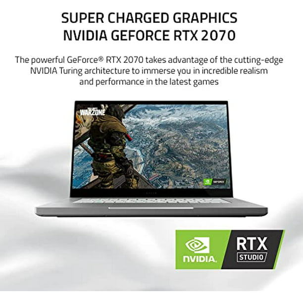 Razer 15 Base Gaming Laptop, Core i7-10750H, NVIDIA GeForce RTX 2070 Max-Q, 15.6" 4K OLED, 16GB RAM, 1024GB SSD, Chroma R, Thunderbolt 3, Bluetooth, programmable Keyboard, Windows10 - Walmart.com