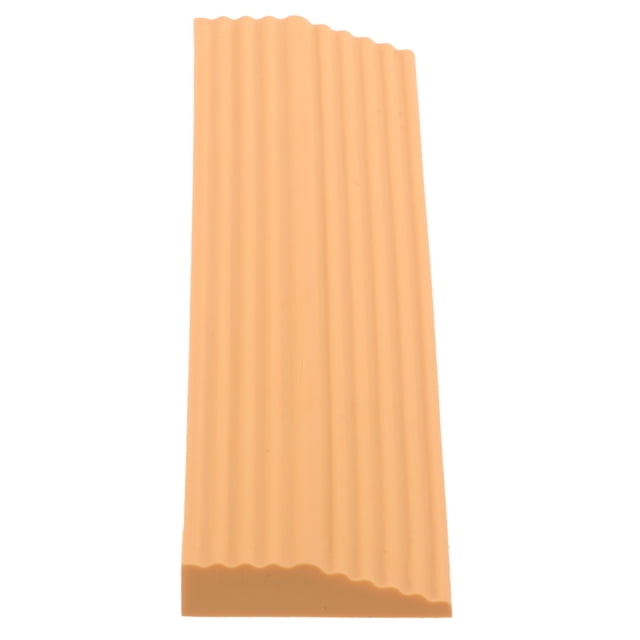 HAMPPLIES PVC Plastic Sweeping Robot Ramp Mat Khaki Lightweight Portable Home Threshold Ramp