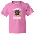 thumbnail image 3 of Inktastic Protected by a Dachshund Dog Youth T-Shirt, 3 of 5