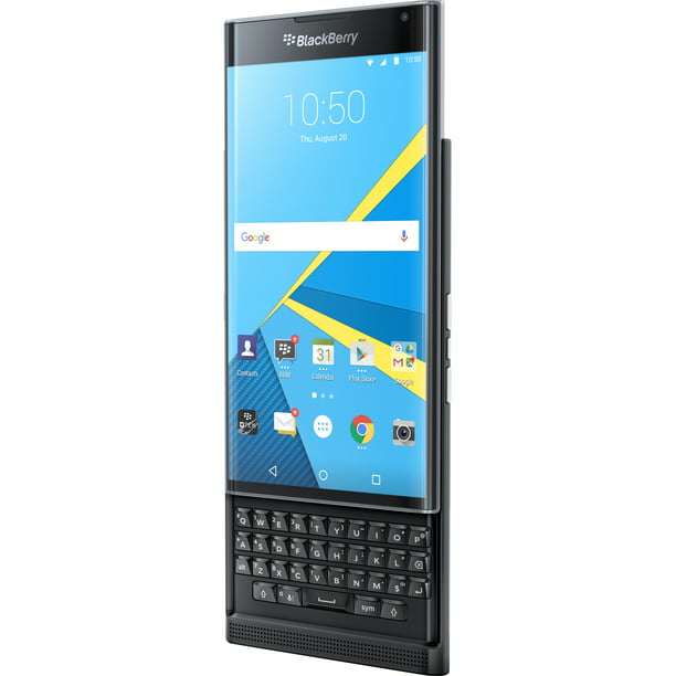 Blackberry Priv 32 Gb Smartphone 5 4 Oled Qhd 1440 X 2560 3 Gb Ram Android 5 1 1 Lollipop 4g Black Walmart Com
