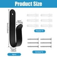 thumbnail image 4 of Adifare Snowboard Wall Mount Rack Metal Snowboard Display Hanger Indoor Snowboard Storage Racks Space Saving Ski Board Wall Storage Hook Snowboard Accessories for Skateboard Longboard, 4 of 6