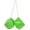 Green white dot, variant on Multicolor Plush Dices Car Hanging Pendant New Year Dice Velvet Dice Model Decoration Rearview Mirrors Styling