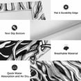 thumbnail image 5 of Black White Striped Outdoor Rug 4x6 Ft, Non Slip Washable Area Rug, Farmhouse Stripes Modern Abstract Art Patio Rugs Carpet Runner, Large Floor Mat for Indoor/Outdoor Deck Porch Camping, 5 of 8