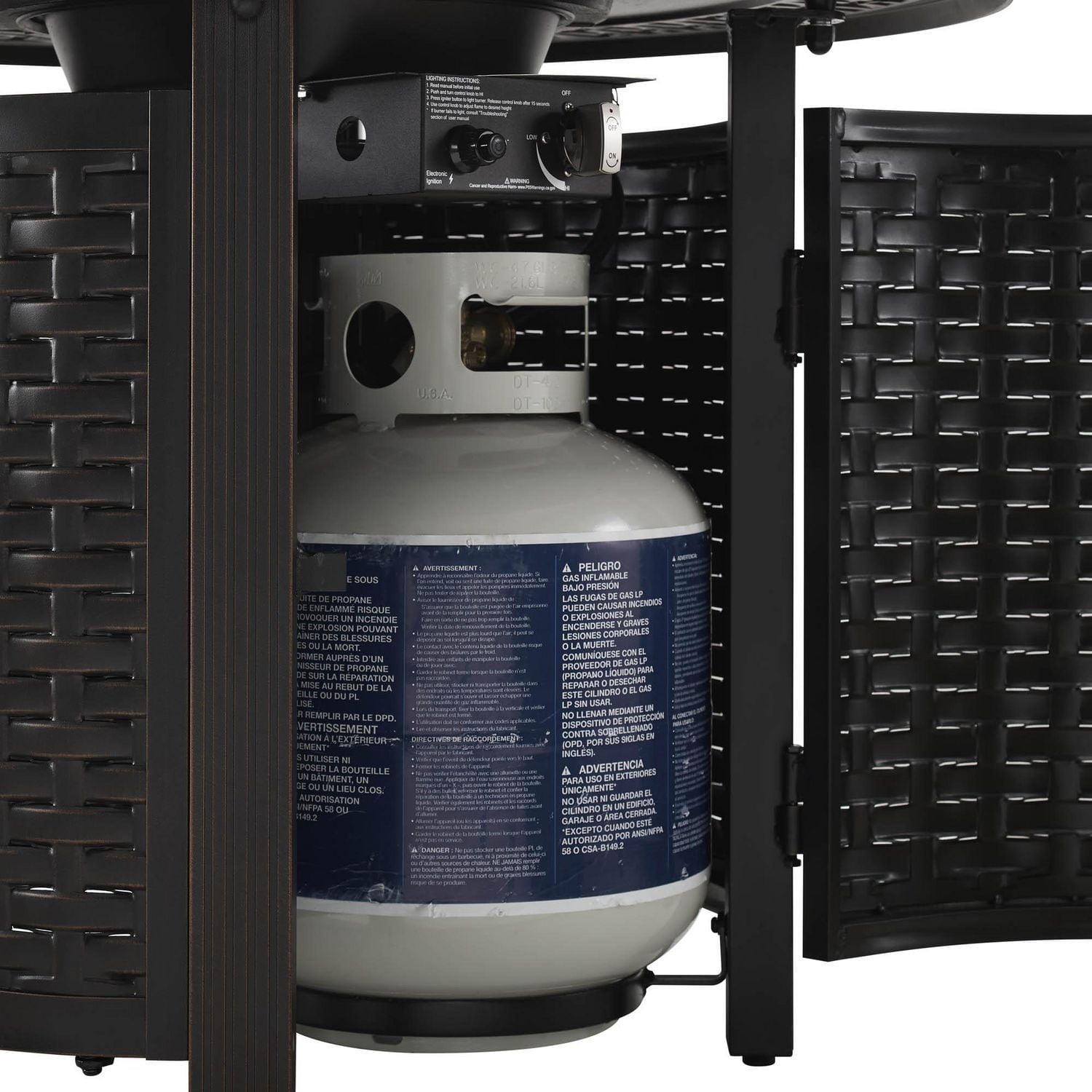 Table/foyer Isaac en aluminium moulé Paramount, rond