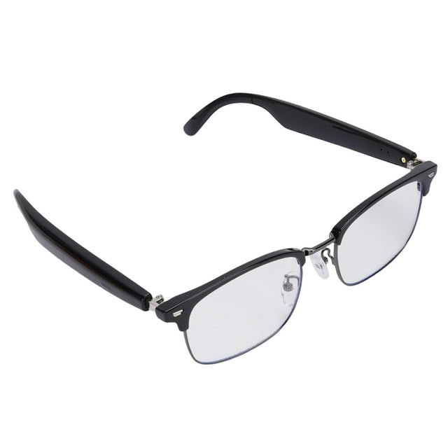 Smart Glasses, Voice Assistant Harmful Light Filtering Smart Translator Glasses Touch Control for Music