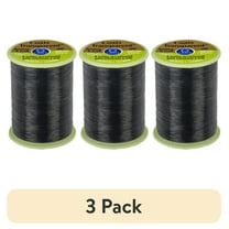 (3 pack) Coats & Clark Nylon Monofilament Dark Transparent Thread, 300 Yards