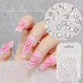 thumbnail image 5 of 3Pack Clear Heart Nail Art Charms, 3D Love Hearts Rhinestones Flat Jelly Resin Crystal Jewelry Diamonds for Acrylic Nail Supplies, Women Cra, 5 of 5