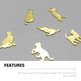 thumbnail image 2 of Miangastore 60Pcs DIY Metal Charms Lovely Mold Filling Ornaments Delicate Phone Shell Patch (Random Style), 2 of 9