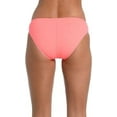 thumbnail image 4 of La Blanca womens  Solid Hipster Bikini Bottom, 12, Orange, 4 of 4