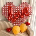 thumbnail image 5 of Kripyery Heart Balloons Inflatable Not Easy to Burst Leak-proof Large Size Party Supplies Decorate Reusable Background Heart-Shaped Foil Balloons for Wedding, 5 of 8