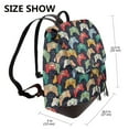 thumbnail image 2 of Fotbe Sac à Dos Rétro en Cuir pour Femmes Sac à Main Design Polyvalent Sac à Main Sac à Bandoulière pour Dames Sac de Voyage, 2 of 4