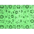 thumbnail image 1 of Ahgly Company Indoor Rectangle Abstract Emerald Green Modern Area Rugs, 5' x 7', 1 of 4