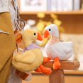 thumbnail image 2 of Goose Pendant Bag Goose Pendant Contrast Color Plush Toy Realistic Shape Soft Stainless Key Storage Washable Shoulder Bag Goose Keyring Gift, 2 of 6