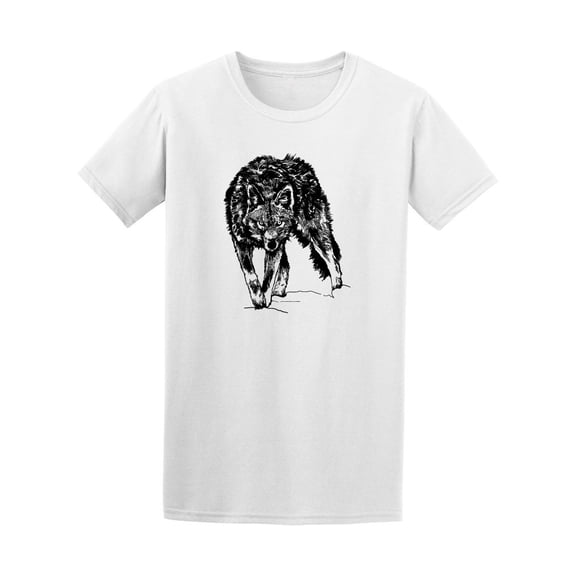 Wolf In The Wild Life Tee Men's -Image by Shutterstock