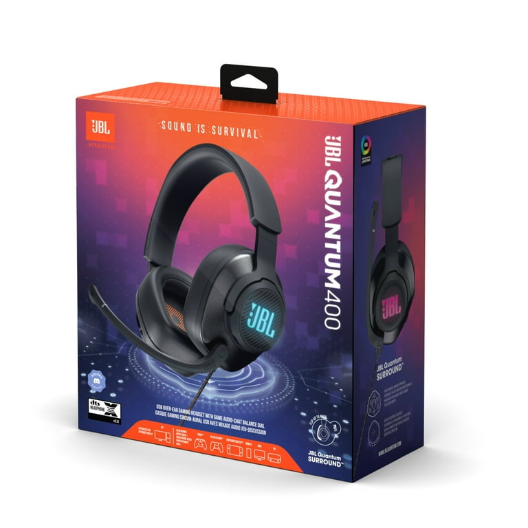 JBL　QUANTUM 400 GAMING Headphones Amazon.com: JBL Quantum 400 - USB over-ear gaming headset