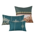 thumbnail image 3 of Shatex Bedding Comforter Set 7 Piece Bedding Sets - Queen Size, Teal, 3 of 5