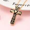 thumbnail image 2 of Retro Style Cross Urn Necklace for Ashes Stainless Steel Cremation Jewelry for Ashes Memorial Ash Necklace for Men Women, 2 of 6