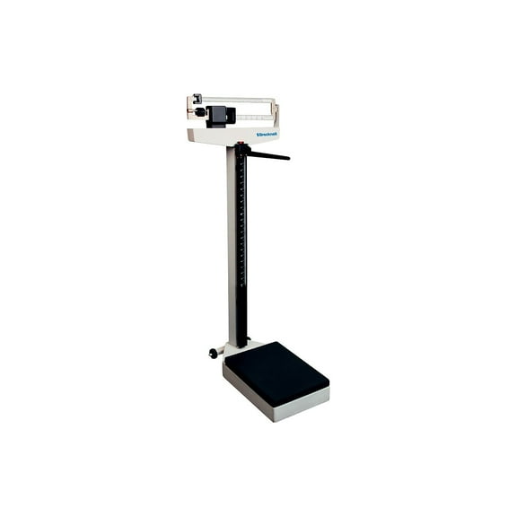 Brecknell HS-200M Mechanical Height and Weight Physician Scale Up to 440 lbs. White/Black