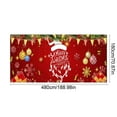 thumbnail image 6 of Christmas Red Garage Door Cover 16x7 FT Decorations, with Magnetic Hook and Elastic cord for Easy Installation, Large Banner Backdrop for 2 Car Garage Door Party Wall Door Gate, Xmas Gifts, 6 of 6