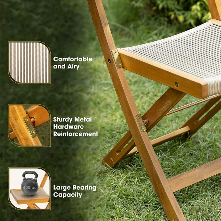 ꙳★*゜♻️ PATIO ꙳★*゜ ZXNYH Heavy Duty 400lbs Capacity Patio Bistro Set 3 Piece