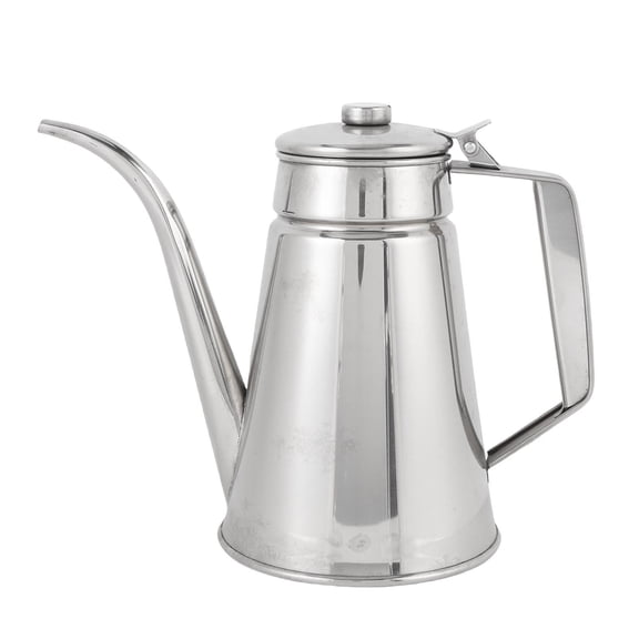 BIMZUC 304 Stainless Steel Oil & Sauce Dispenser – 1L Leakproof Long‑Spout Container with Secure Lid for Kitchen Use