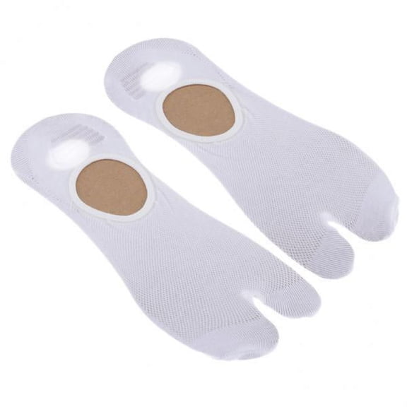 FVDPWYE 2x1 Pair Male Split 2 Toe Flip Flop Socks Tabi Socks Sports Anklets White