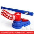 thumbnail image 1 of Children‘s Pitching Machine Children‘s Baseball Trainer Baseball Toy Launcher Parent Child Interaction Foot Stepping, 1 of 3