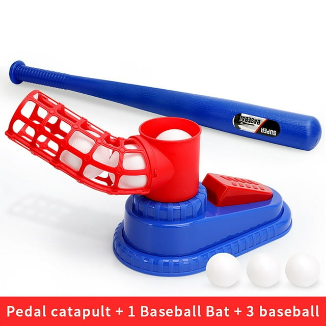 CNKOO Machine à Lancer pour Enfants Entraîneur de Baseball Jouet Lanceur Interaction Parent-Enfant Marchepied