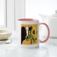 thumbnail image 4 of CafePress - Cow With Sunflowers Mug - 11 oz Ceramic Mug - Novelty Coffee Tea Cup, 4 of 4