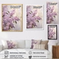 thumbnail image 4 of Designart "Dreamscape Of Beautiful Lilacs III" Lilacs Floater Framed Wall Art Living Room, 4 of 5