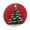 Pattern-3, variant on Christmas Tree Ornament Christmas Trees Christmas Decorations Ornament Xmas Tree Ornament Gift Ceramic Holiday Decoration Present Porcelain 3inch Flat with Gold Ribbon Both Sides