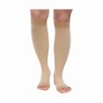 thumbnail image 1 of wonima44 Medical Knee High Wide Calf Open Toe Varicose Veins Compression Socks for Women& Men 8-15 Mmhg, Toeless Support Hose Plus Size Compression Stockings Soothe Relief Circulation and Swelling, 1 of 1