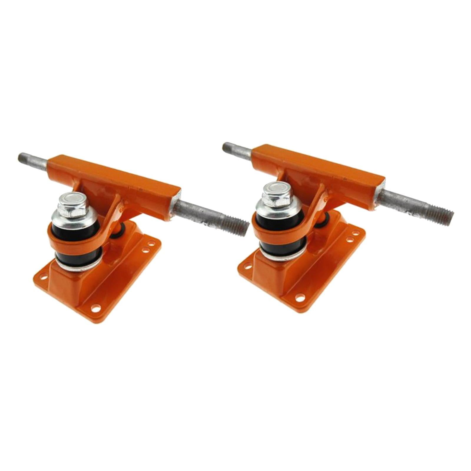 1 Pair Skated Trucks 3.25in Hangar Replacement Trucks , Orange, 3.25in