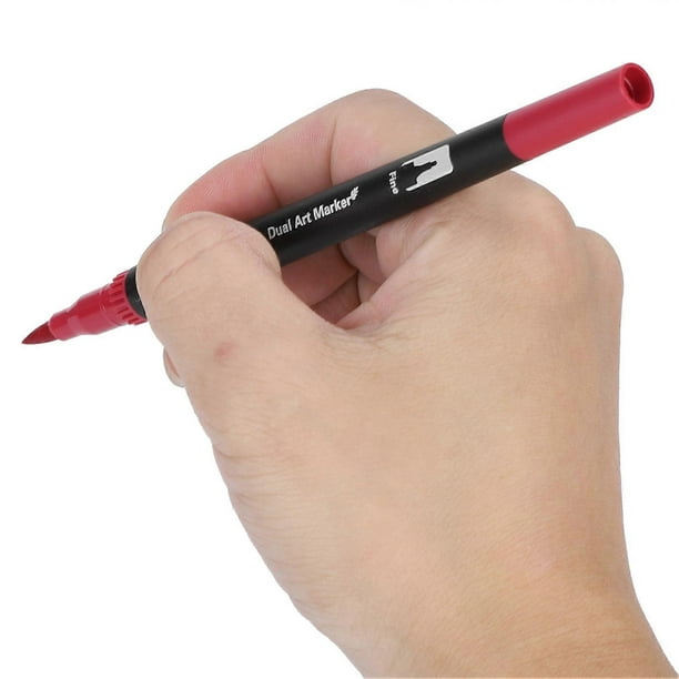 Washable Watercolor Pen Set Marker Double Tip for Children Student Drawing Painting Tool72 Colors